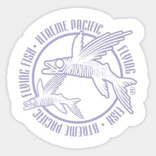 XtremePacific Flying Fish One Color Sticker